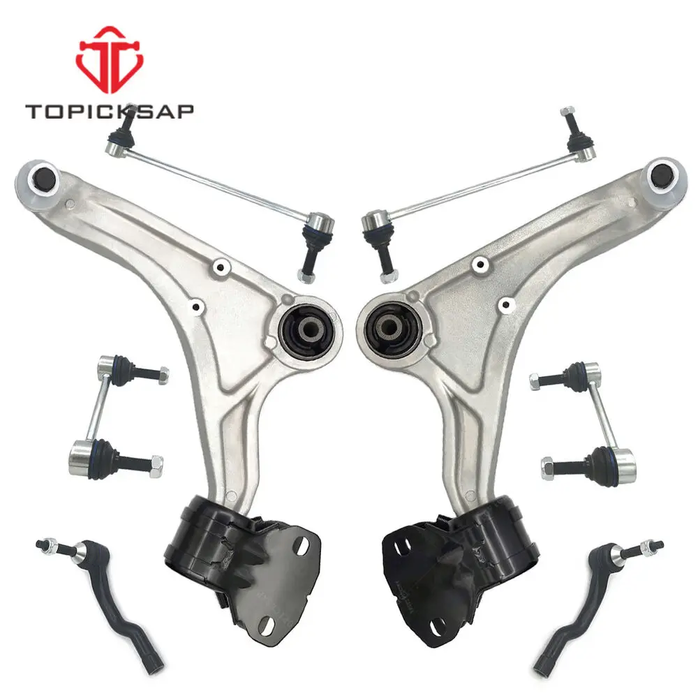 

TOPICKSAP 8pcs Front Control Arm Assembly Tie Rod End Sway Bar End Link Kits for Ford Fusion Lincoln MKZ 2013 2014 2015 2016