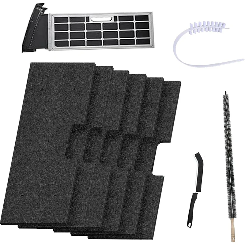 ABBP-Ersatz-Fusselfilter 4er-Pack für GE Profile Waschmaschine Trockner Combo-für GE WH01X35719 kompatibel inklusive Trockner-Entlüftungsbürste