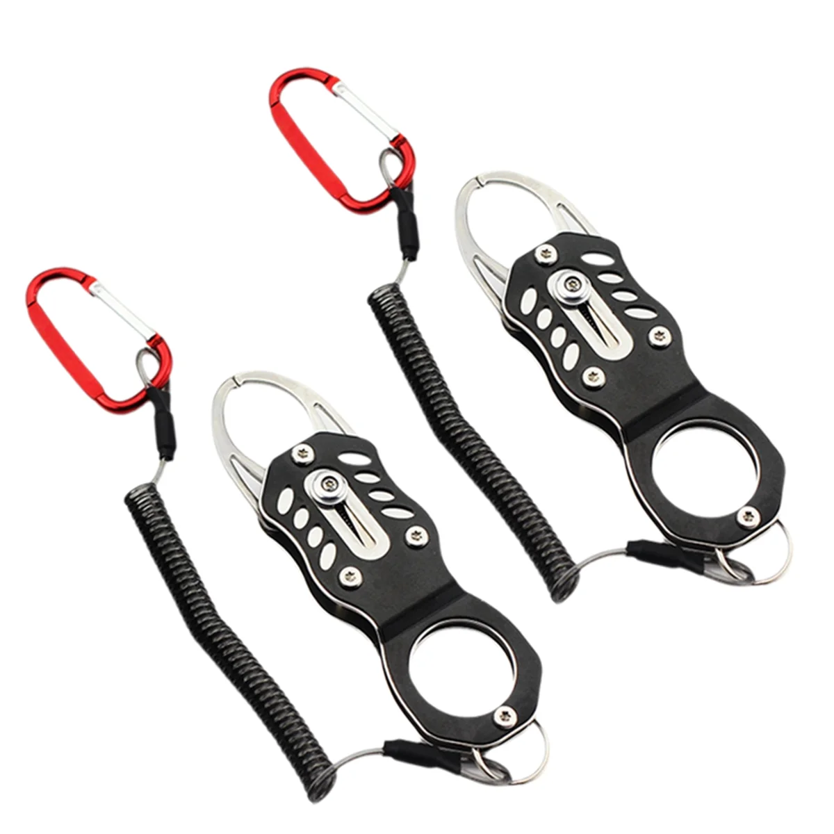 Mini Fish Controller Stainless Steel Lure Hook Remover Fish Clamp Portable Lure Fish Control Fishing Tool Black