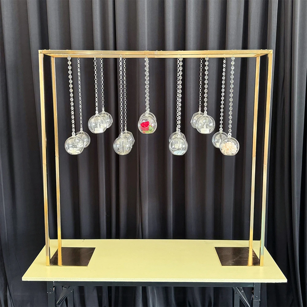 

Изысканный креативный дизайн, украшение для мероприятий, прямоугольная металлическая подвесная хрустальная люстра, центральные части