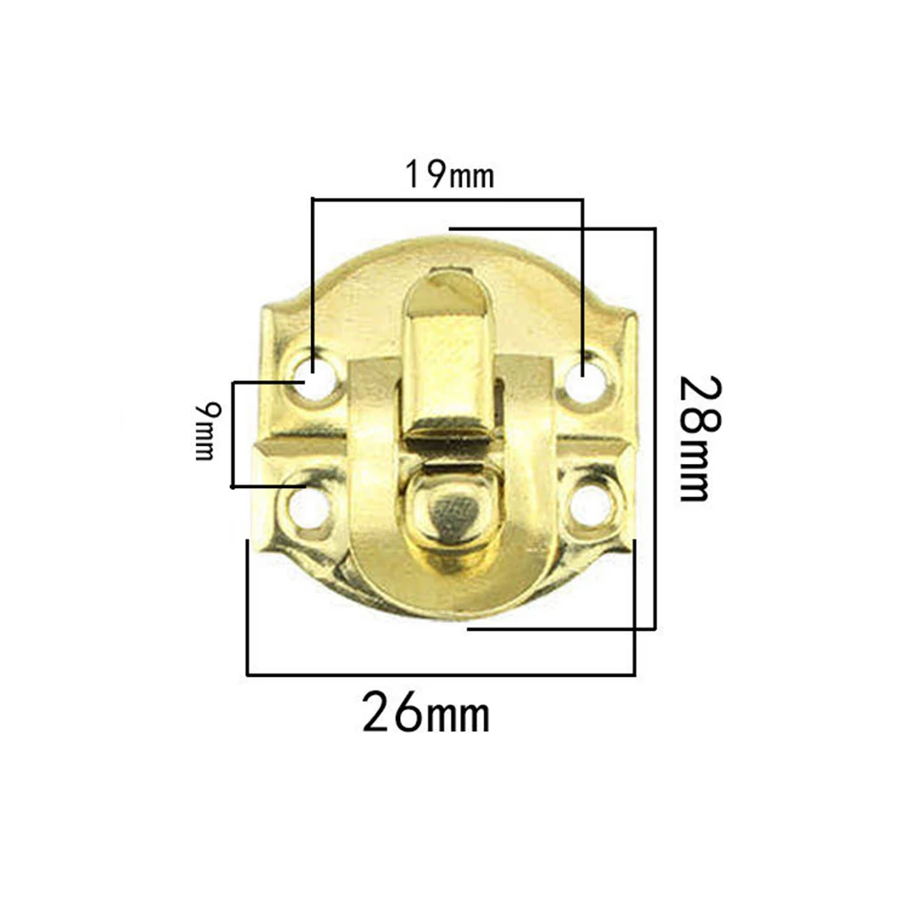 Upgrade Your Furniture with Wood Chest Cabinet Decorative Lock Latch Vintage Charm Multiple Finish Choices Available