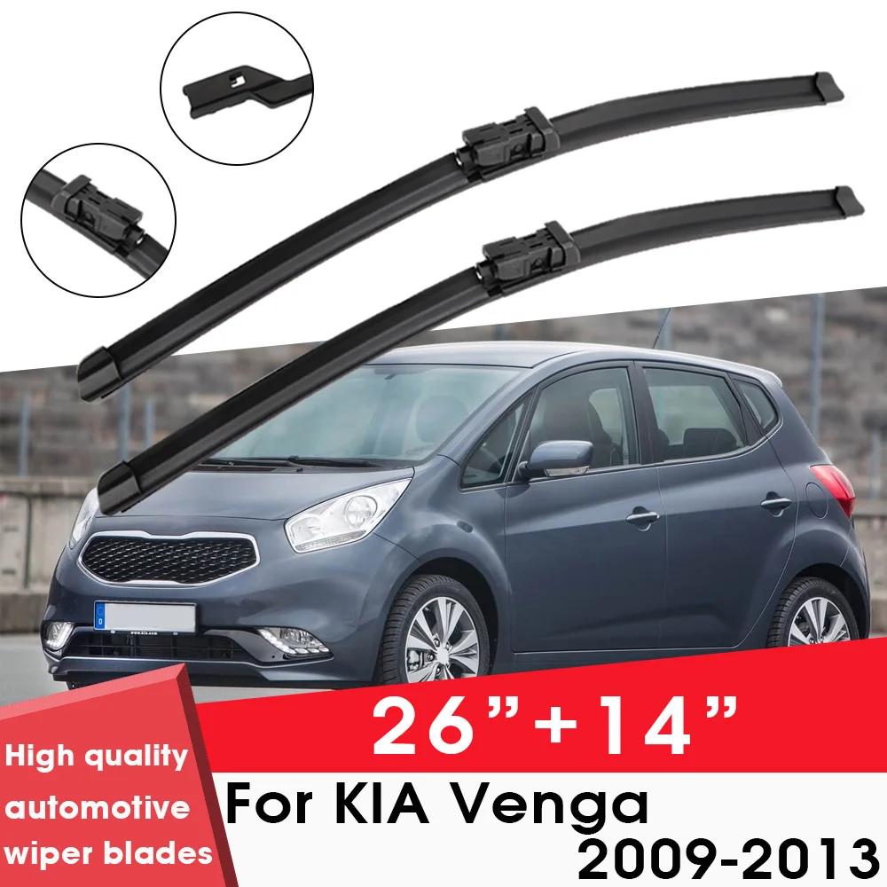 

BEMOST Car Wiper Blades Front Window Windshield Rubber Refill Wiper For KIA Venga 2009-2013 26"+14" Car Accessories