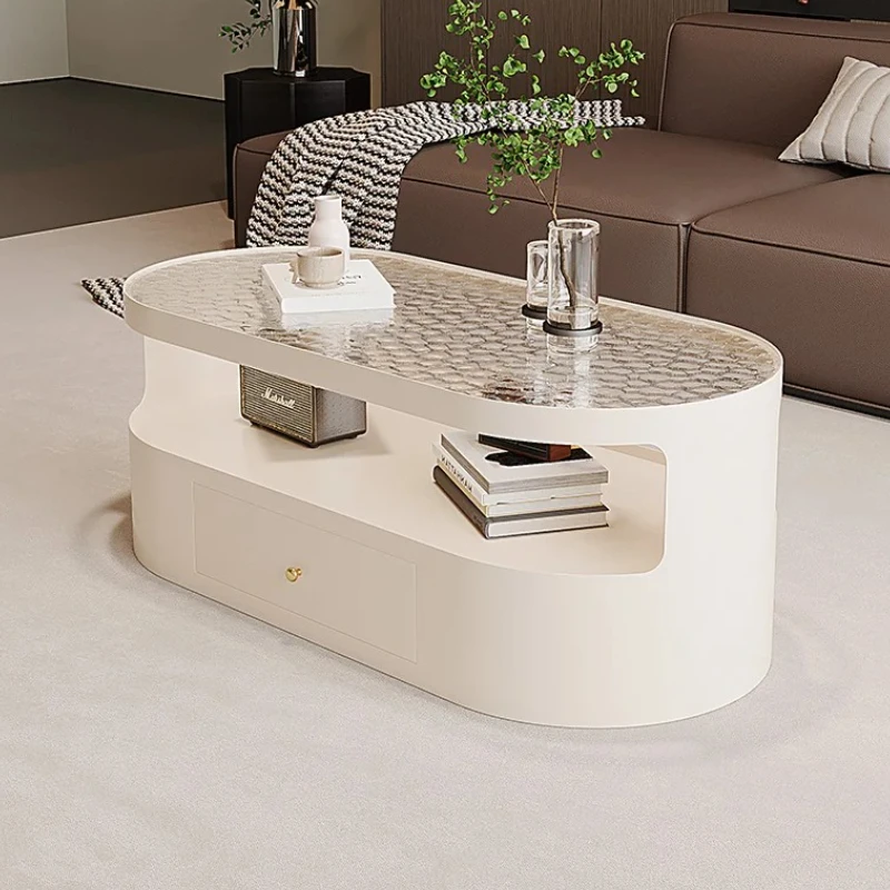 

Nordic Storage Coffee Table Modern New Design Premium White Coffee Table Small Living Room Muebles Para Hogar Art Deco Furniture