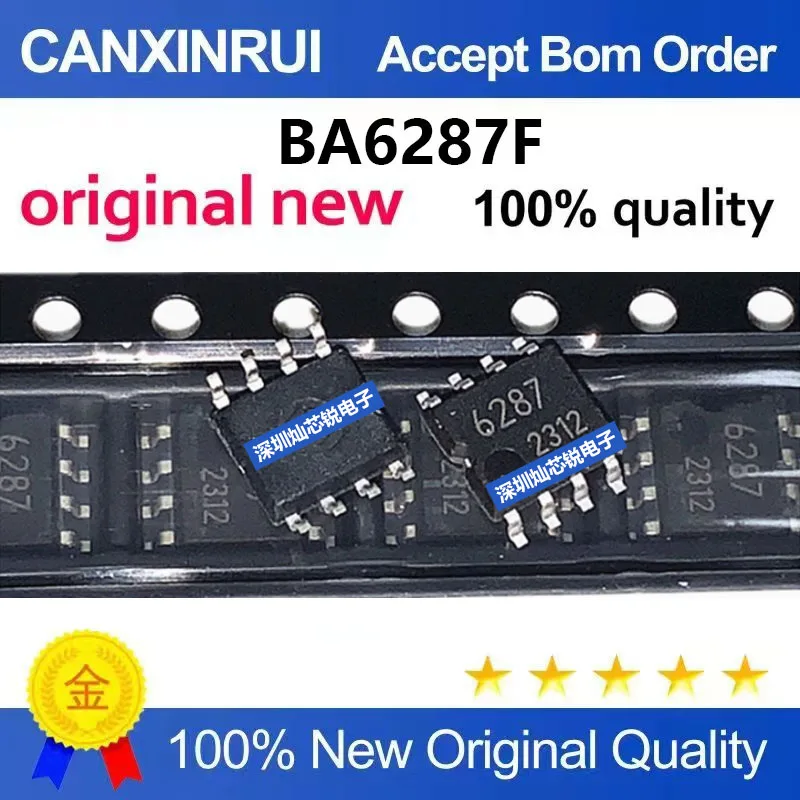 (5-100pieces)Brand new original BA6287F-E2 BA6287F, silk-screen 6287, SMD SOP8 DC driver chip