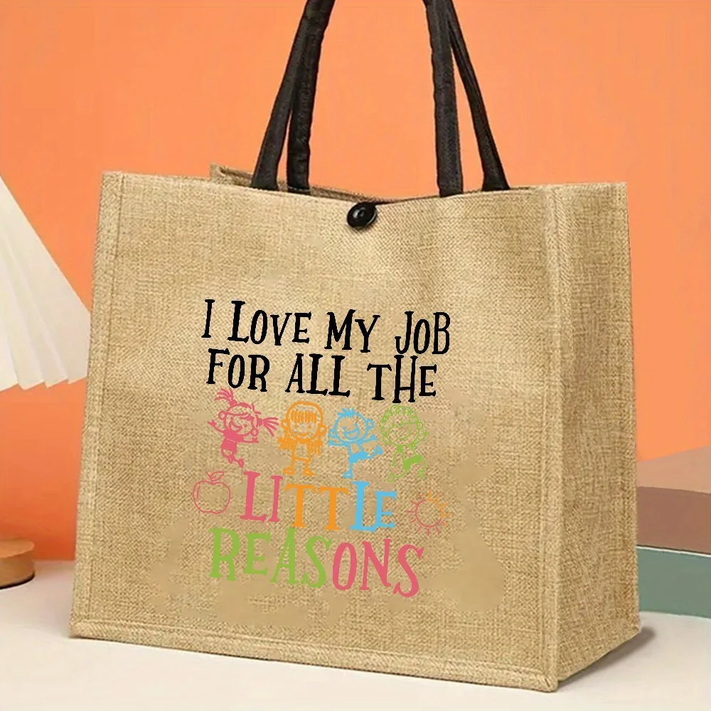 The Variegated Color Is a Normal Process Phenomenon a Aesthetic Workers Tote Bag, Neutral Couple, Love Job Printed Handbag