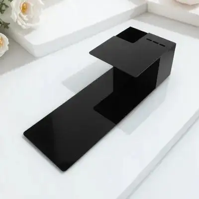 

Black Acrylic Eyelash Extension Pillow Shelf Stand Lash Makeup Tools Organizer for Home Salon Lash Display Cabinet