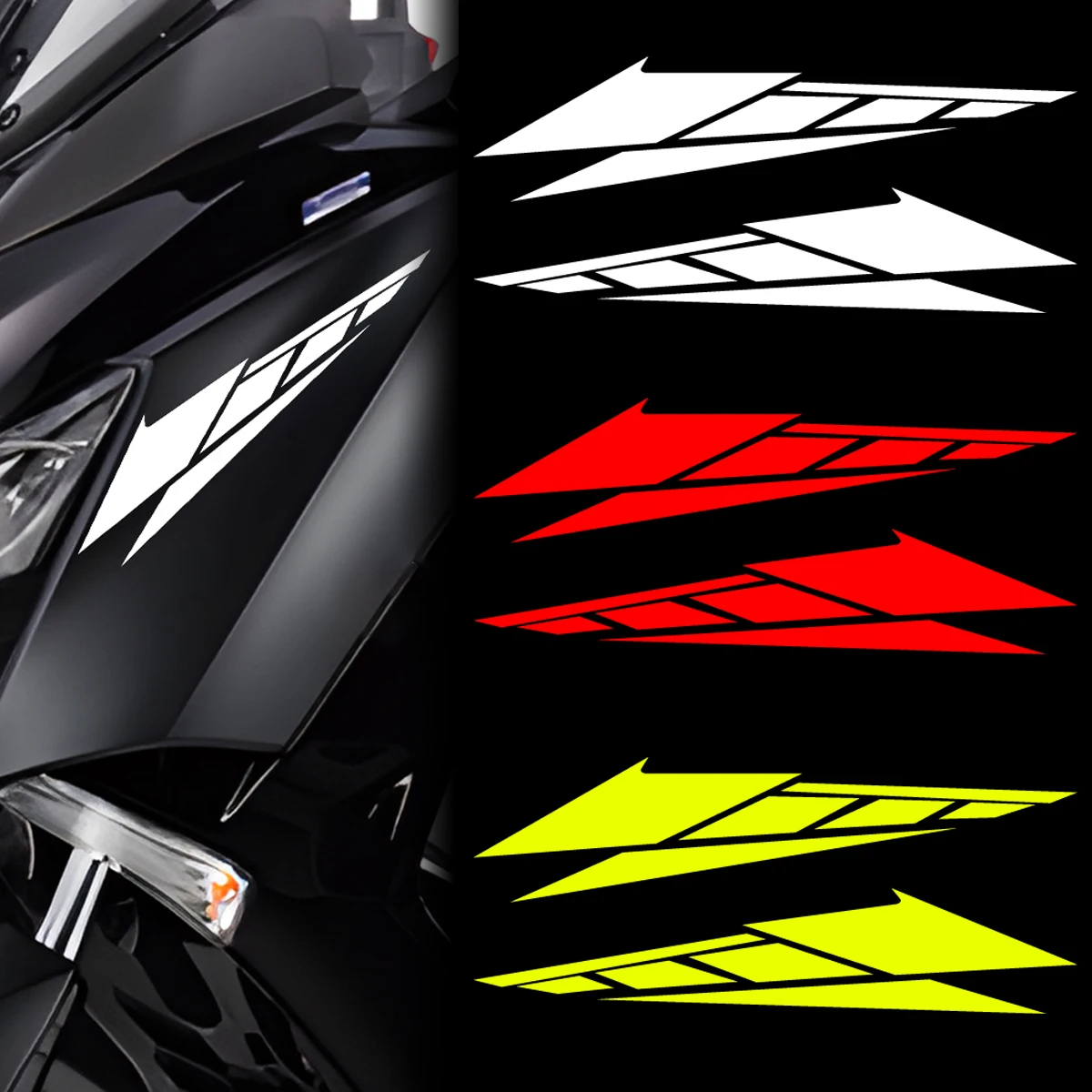 Motorcycle Front Fender Moto Side Body Head Tail Box Reflective Stickers Pegatinas Decal Accessories For YAMAHA SMAX XMAX TMAX