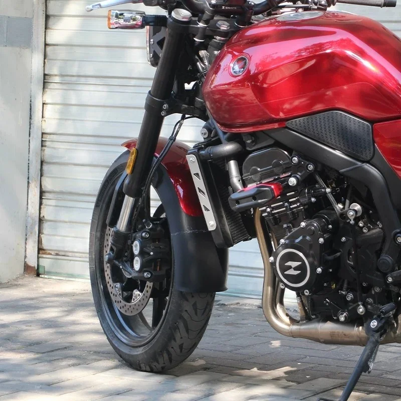 For ZX500F Front Mudguard Extended And Wider Masonry Resilient Material Impact Resistance Splash Prevention