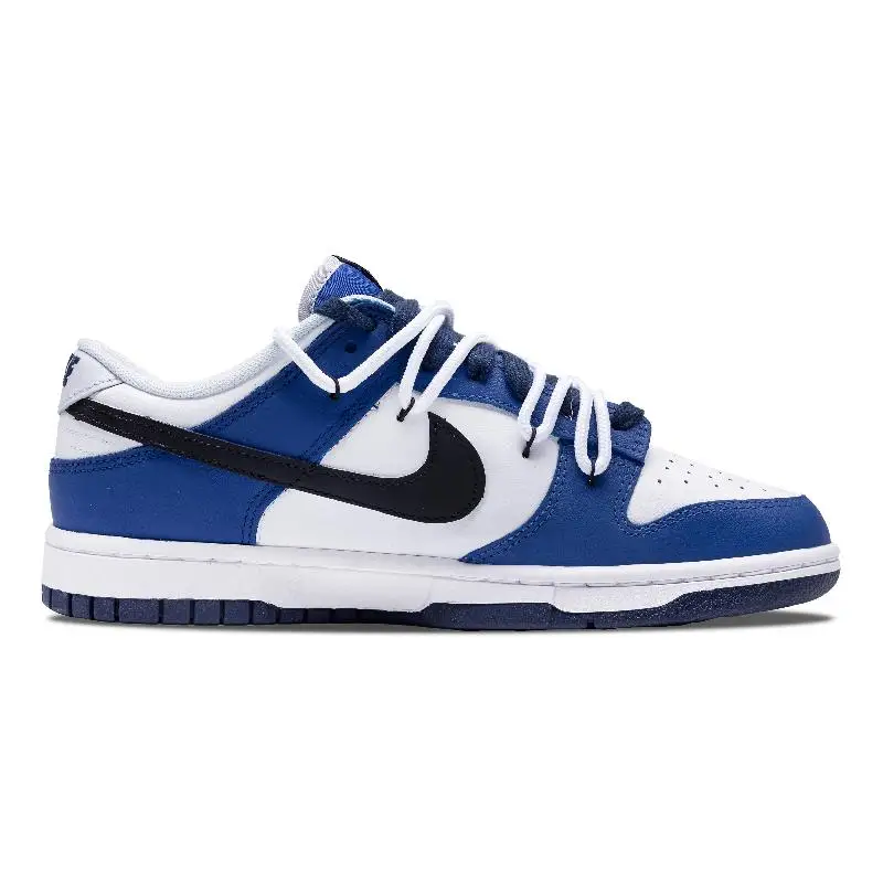 【Customize】Nike Dunk Skateboarding Shoes Men Low-top Blue/white/black/gray Sneakers shoes FQ8826-100