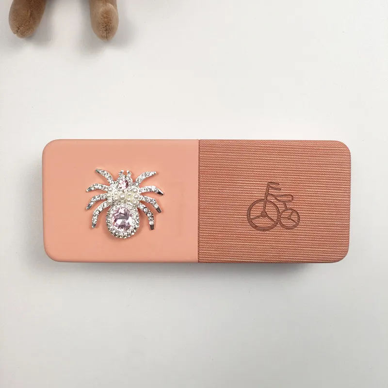 Simple Spider Pattern Glasses Case Durable Square Hard Shell Eyewear Case For Men Women Eyeglass Box Fashion Accessories Gift B2