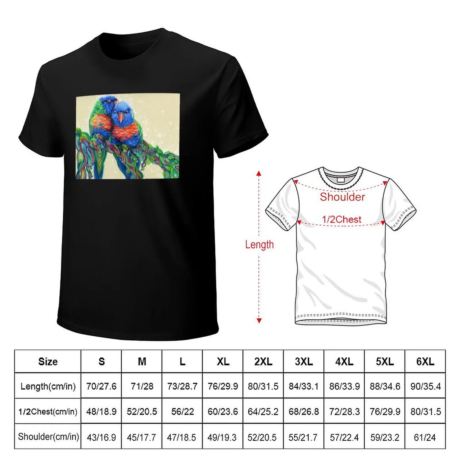 Lovely Lories T-Shirt Holiday Lightweight T-Shirt