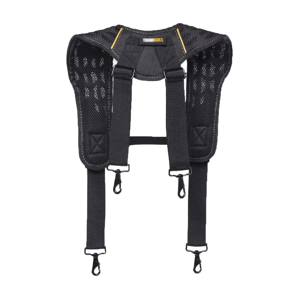 TOUGHBUILT TB-CT-51G Professional Padded Shoulder Strap Pro Tool Belt Suspenders
