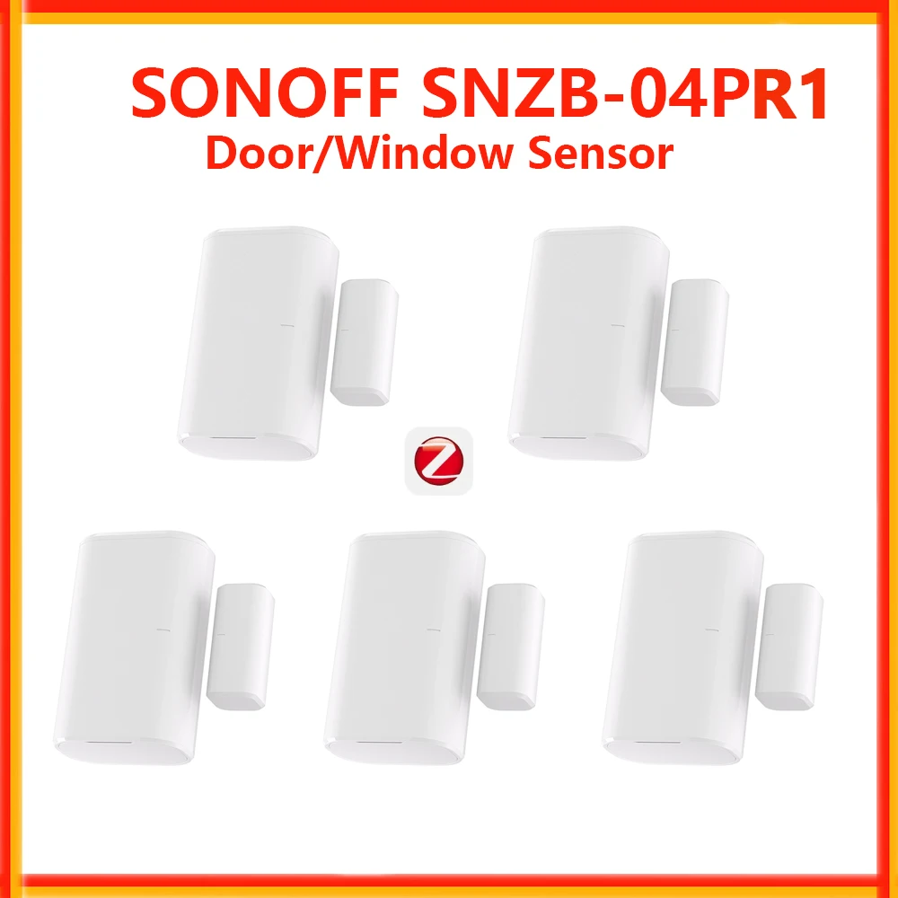 SONOFF SNZB-04PR1 Zigbee Tür- und Fenstersensor, Sicherheitsalarmsensor für Zuhause, Lokale Smart-Funktion, Kompatibel mit Smartthings, Alexa, Google Home