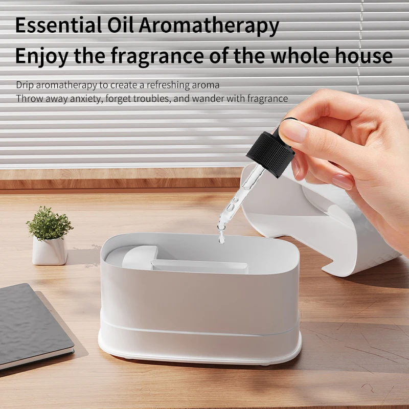 Colorful Simulation Flame Aroma Diffuser Home Hotel Desktop USB Air Humidifier