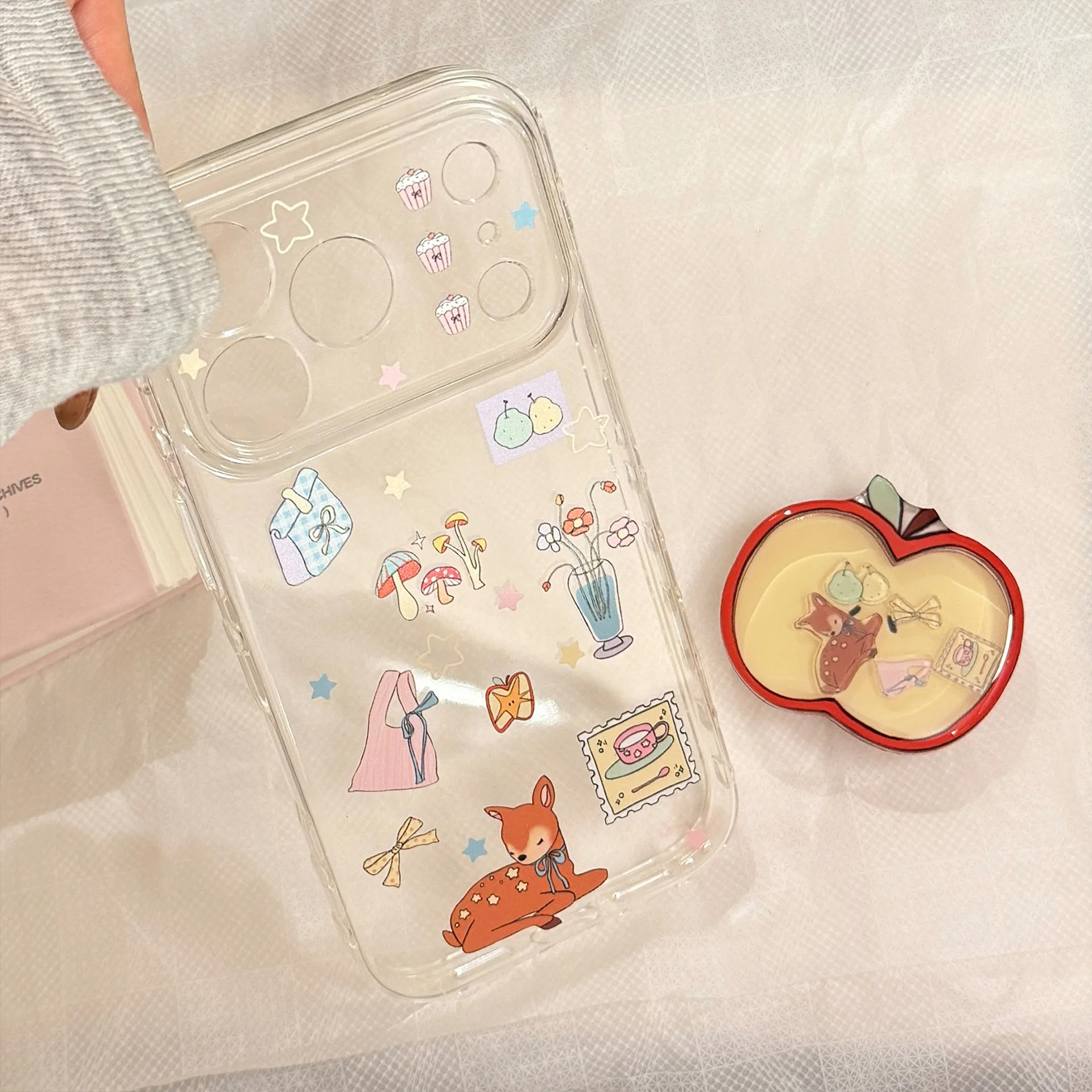 Прозрачный мультяшный чехол дл – обзор и цена Phone Cases Red Deer