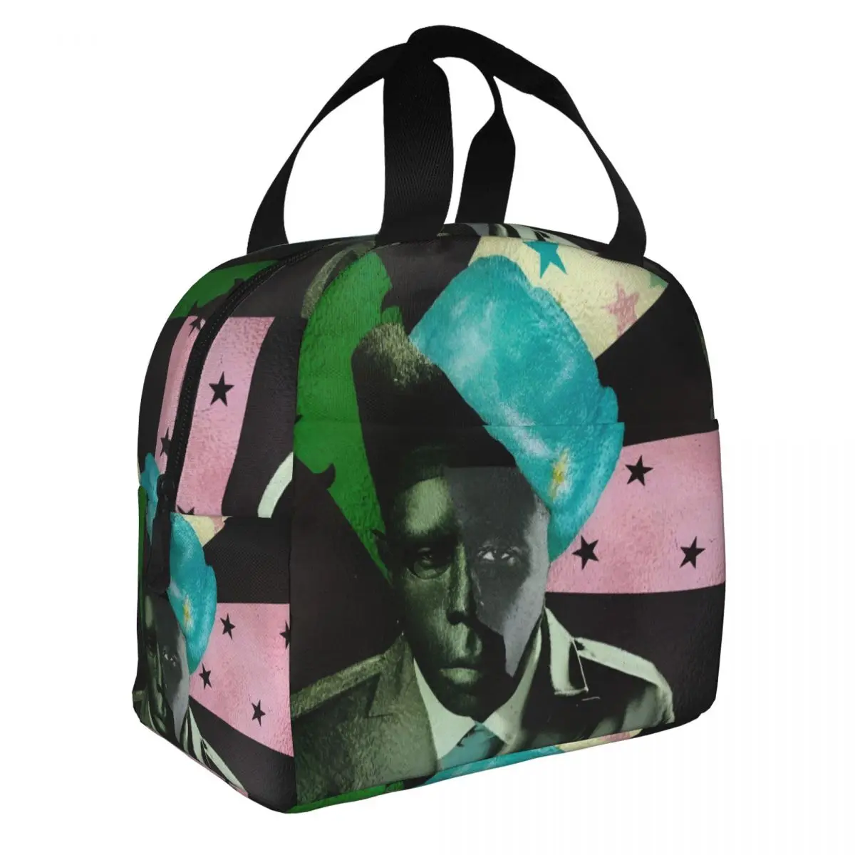 Tylers The Creator Chromakopia Tour 2024 Insulated Lunch Bags Thermal Bag Meal Container Rapper Tote Lunch Box Food Storage Bags