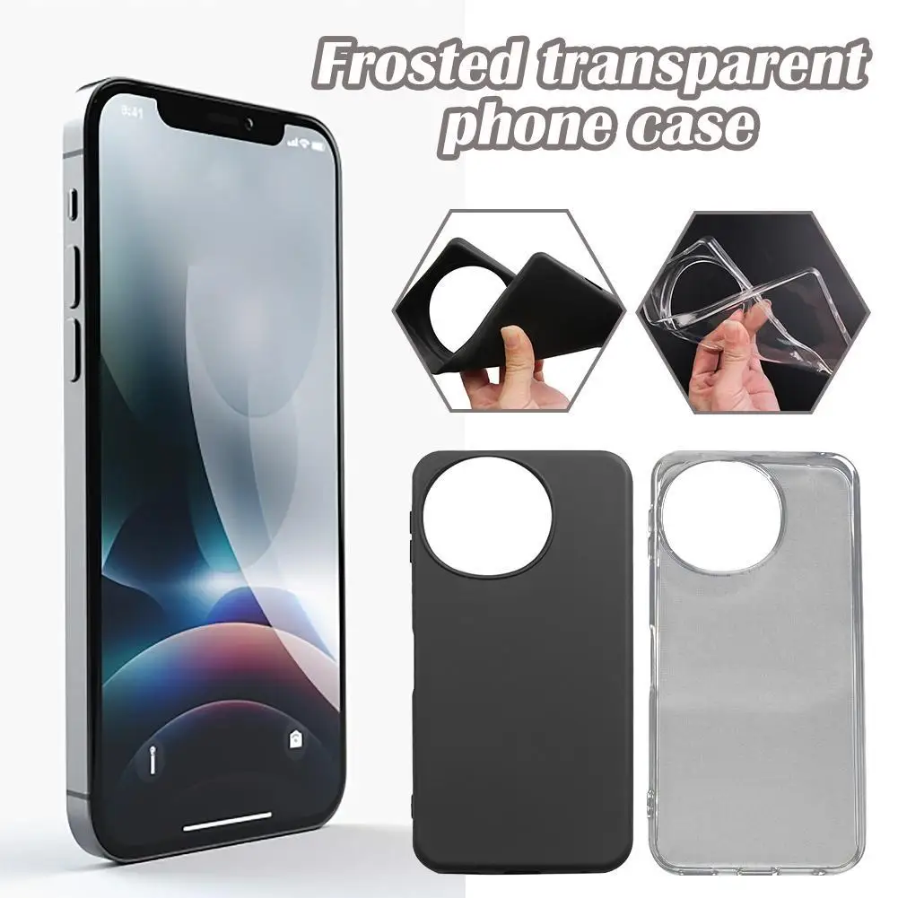 For Sharp Aquos Sense 9 Case Clear Soft TPU Material Shockproof Back Cover Soft Case For Sharp Aquos Sense 9 Accessories