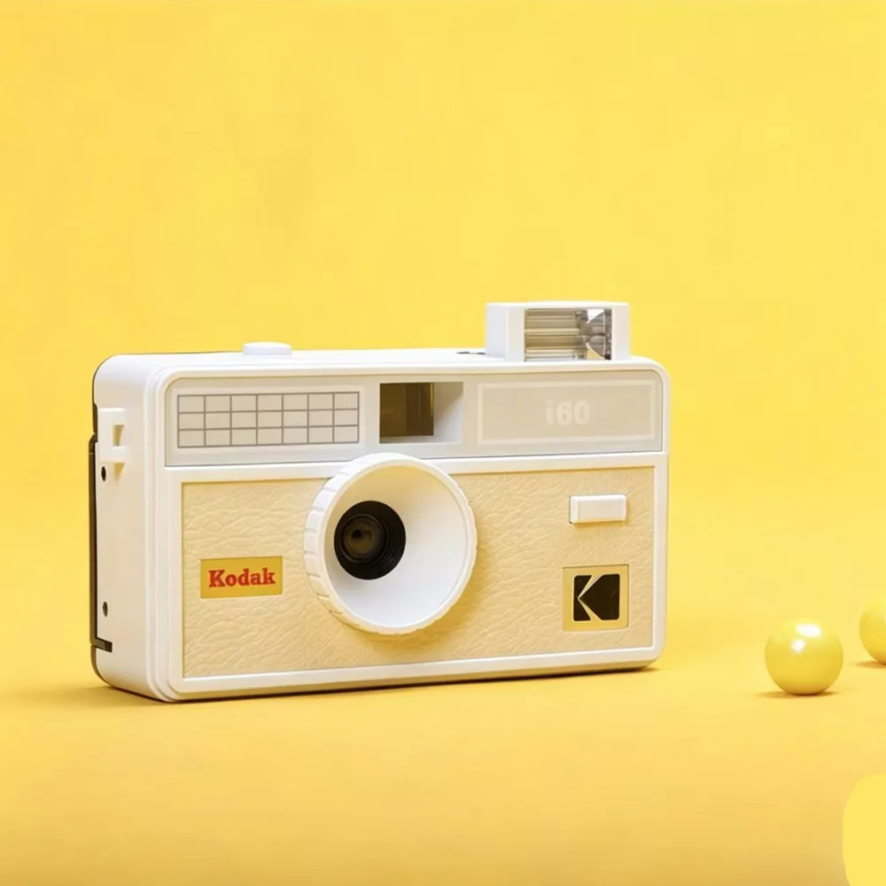 

Reusable Film Camera With Flash KODAK i60 Camera 35mm Film Camera Light Blue/Yellow/Bud Optional 135-36 35MM Color Plus 200 Film