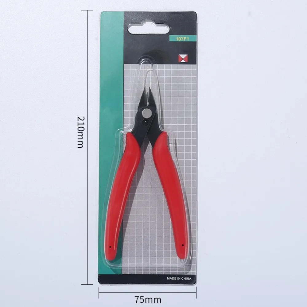 Durable Model Craft Nippers Single Edge 5 Inch Flush Cutter For Plastic Sprue Precision Hobby Hand Cutting Pliers