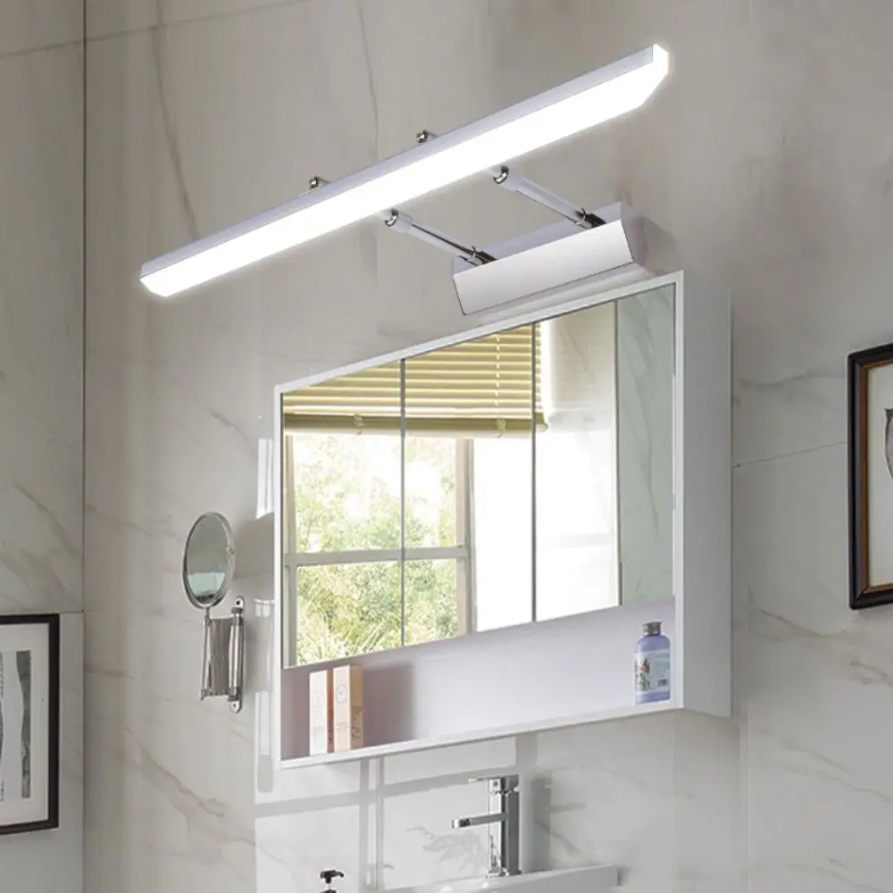 

9W 40CM LED Wall Light Retractable Anti-fog Makeup Mirror Light No-Drill Waterproof Vanity Mirror Light Washroom
