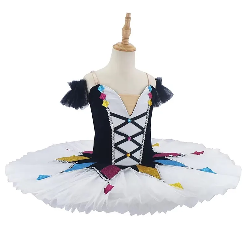 Schwarze Frauen Pfannkuchen Tutu Ballerina Platter Bühnenkostüm Tutu Röcke grün Erwachsene Professionelle Ballett Tutus Kostüm rosa