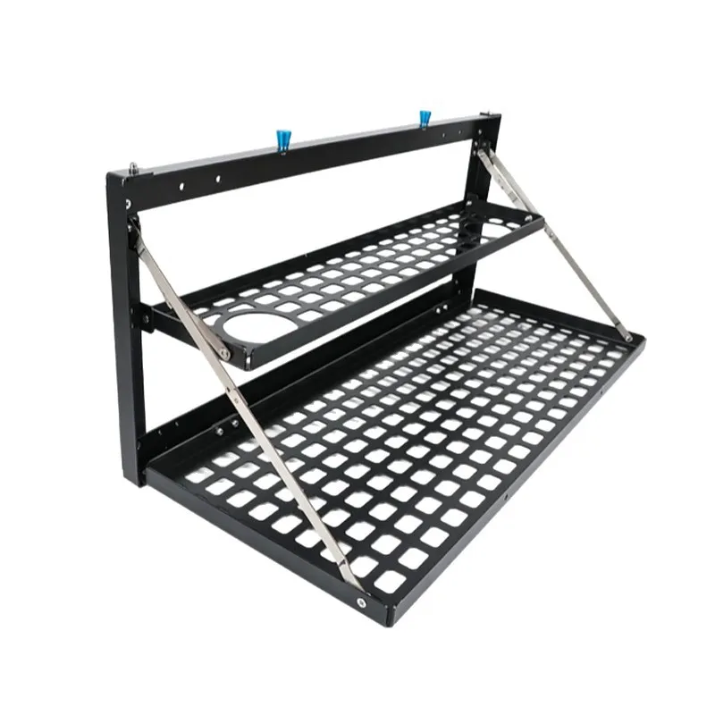 

300 tailgate rack folding interior trunk storage rack dining table plate expansion rack off-road accessories