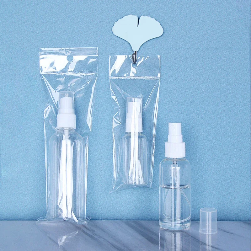 5pcs/Pack Refillable Bottles Transparent Plastic Perfume Atomizer Mini Empty Spray Bottle for Travel