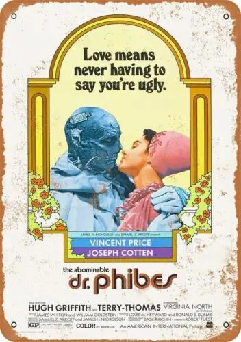 METAL SIGN Abominable Dr. Phibes 1971 10