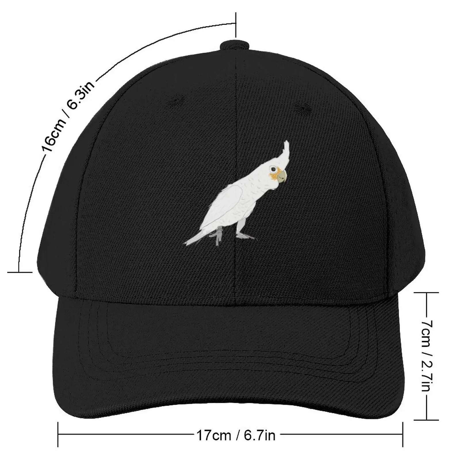 Goffin Cockatoo \t \t Baseball Cap black Sun Cap Golf Hat Man For Man Women's