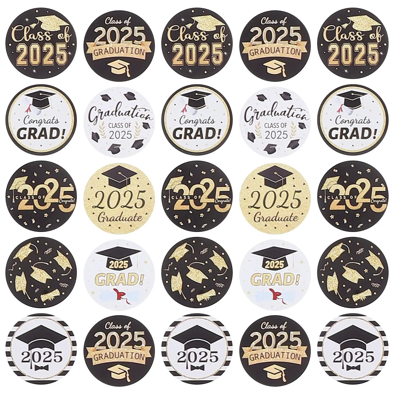 Sublimation Hats Blank Polyester Graduation Season Stickers Decoration Envelope