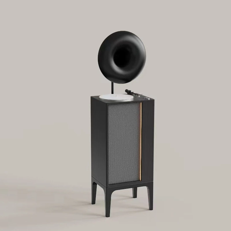 Vinyl record player Modern light luxury dynamic and magnetic all-in-one machine Color speaker Minimalist style HIFI sound