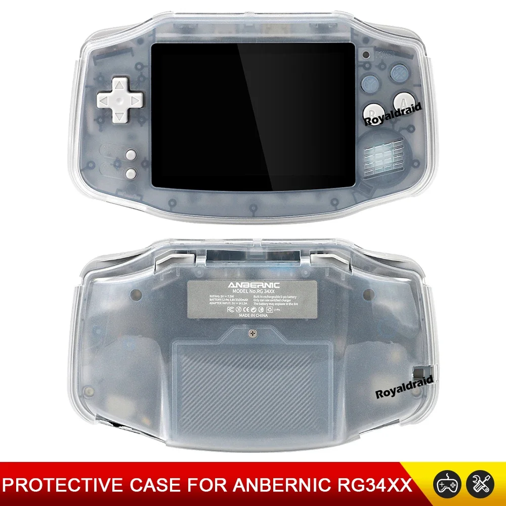 TPU Half Transparent Soft Shell Case Protective Cover For ANBERNIC