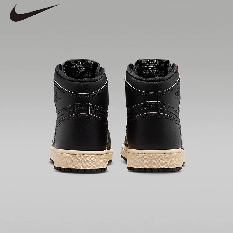 Nike Air Jordan 1 Retro High OG GS High Scratch Off Leather Basketball Sneakers, Air Cushion Retro Shoes For Youth FD1437-002 - view 2