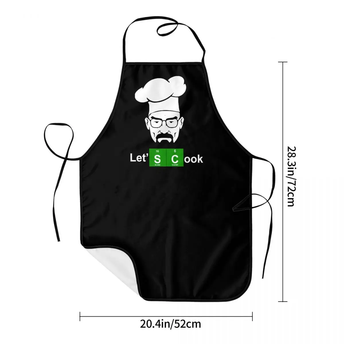 Breaking Bad Let\'s Cook Apron for Women Men Unisex Bib Funny Kitchen Cooking Tablier Cuisine Chef Painting