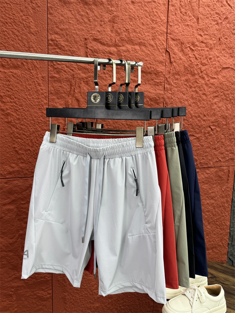 

Мужские спортивные штаны на открытом воздухе Qui Dry Casual orts Summer Faion Color, эластичные дышащие прямые брюки пять четвертей