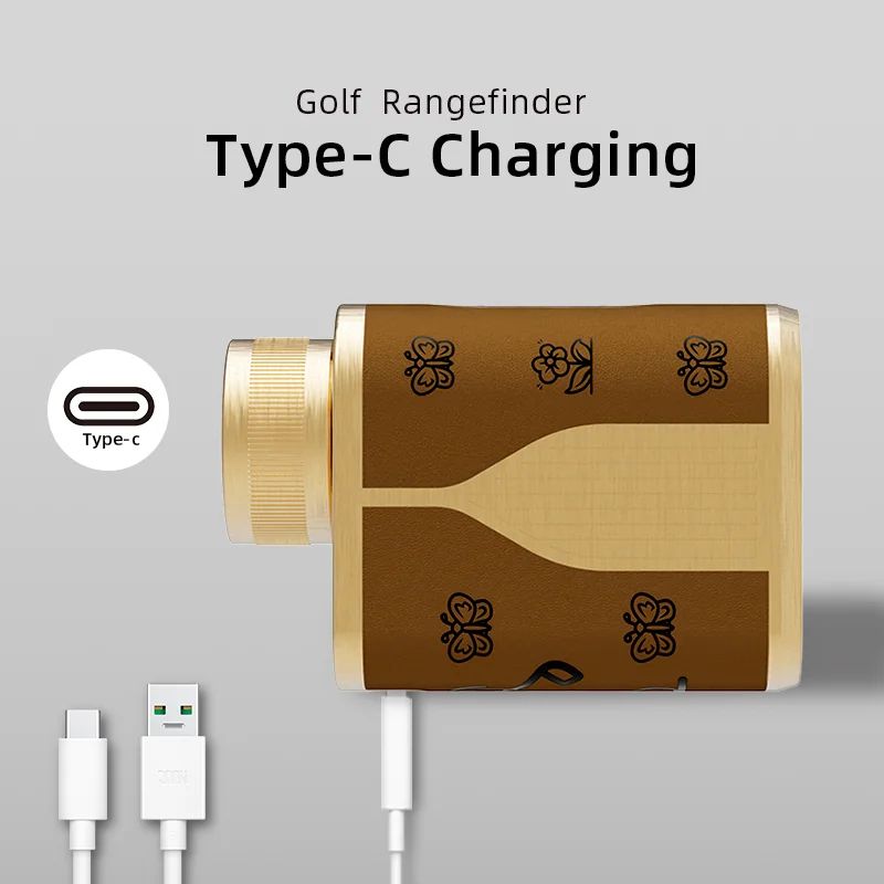 Custom Bluetooth Laser Range Finder Day Time Durable Case Factory Direct Mini Golf Range Finder With Battery Charger