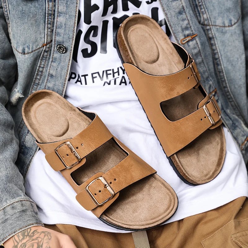 

Slippers for Men and Women for Summer Outer Wear 2025 New Couple Style Thick-Soled Toe-Cap Slippers Sandals