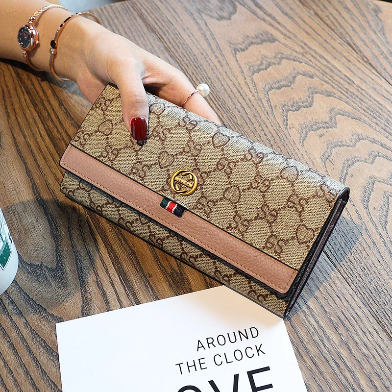 

Women's Wallet 2026 New stylish long wallet with multiple card slots and large capacity