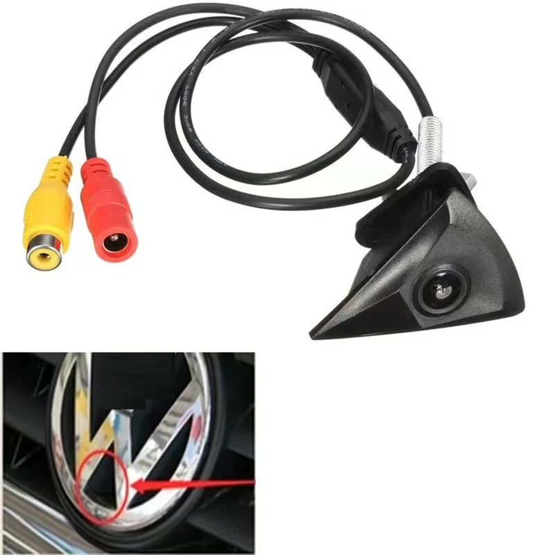 Car Front View Camera for VW GOLF Jetta Touareg Passat Polo Tiguan Bora Waterproof  Wide Degree Logo Embedded For VW