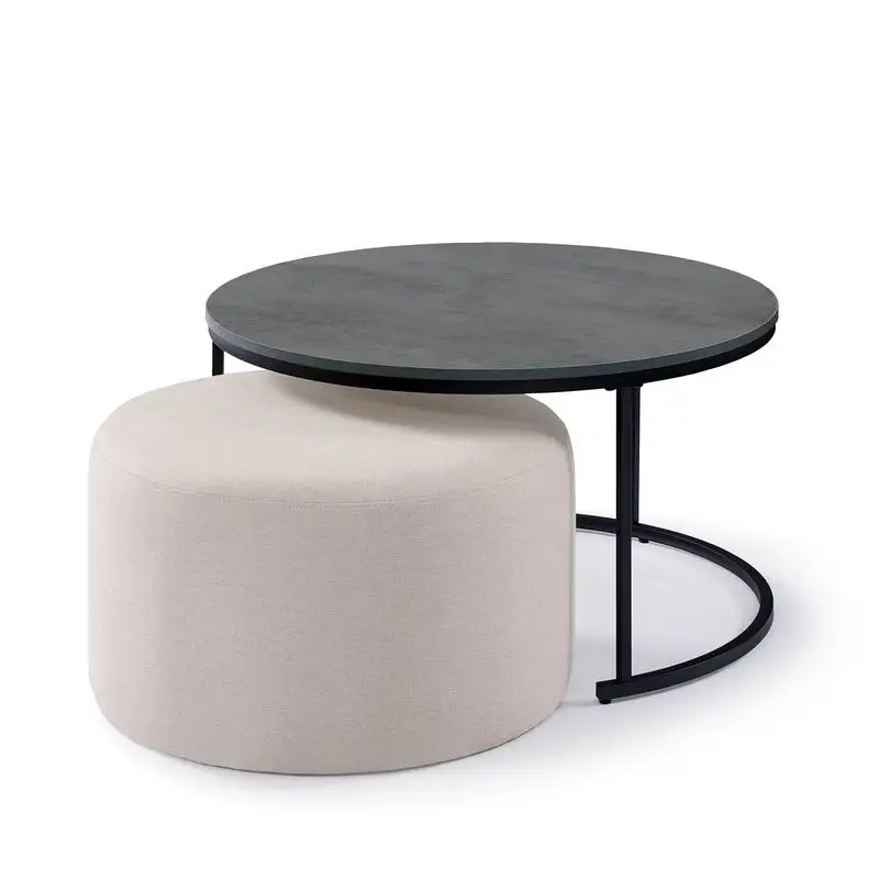 Ensemble de table basse ronde