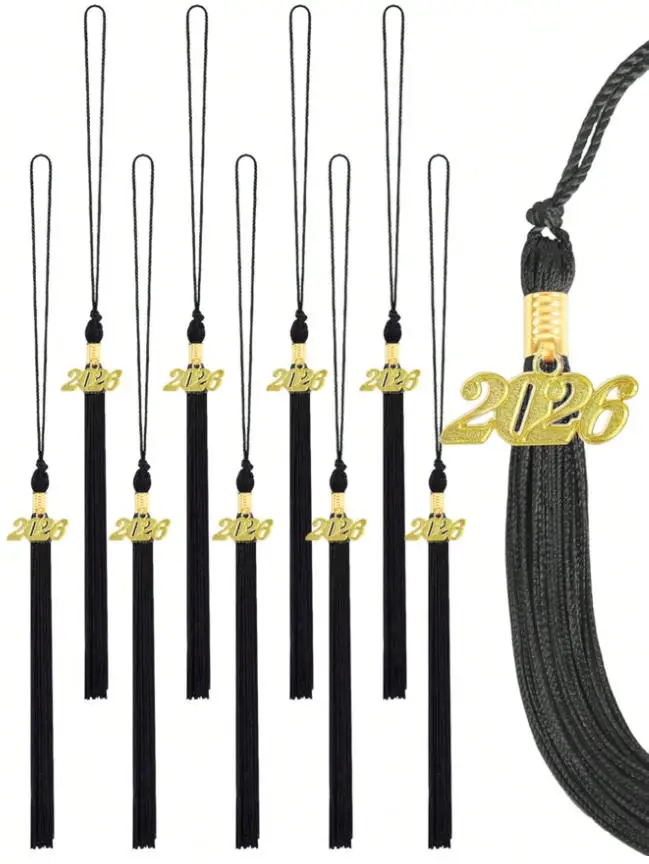 1/6pcs Graduation Tassel Graduation Cap Flow, Graduation Tassel With 2026 Graduation Cap Amulet, Graduation Ceremony With Orname