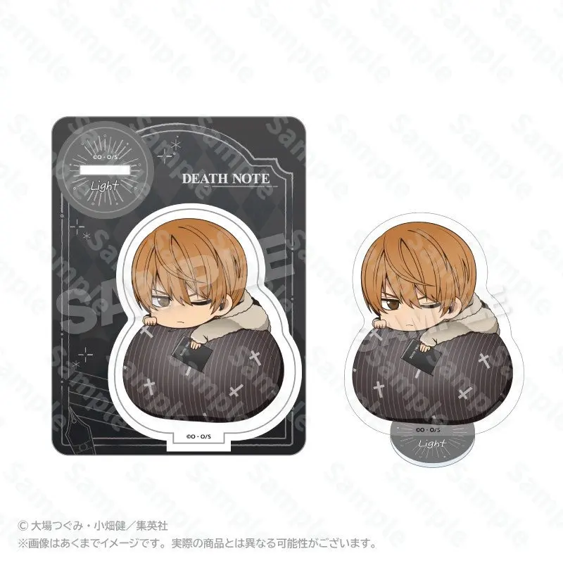 DEATH NOTE Anime Figures Yagami Light L MisaMisa Ryuk Cosplay Acrylic Stands Model Keychains Christmas Gift Fans Collection