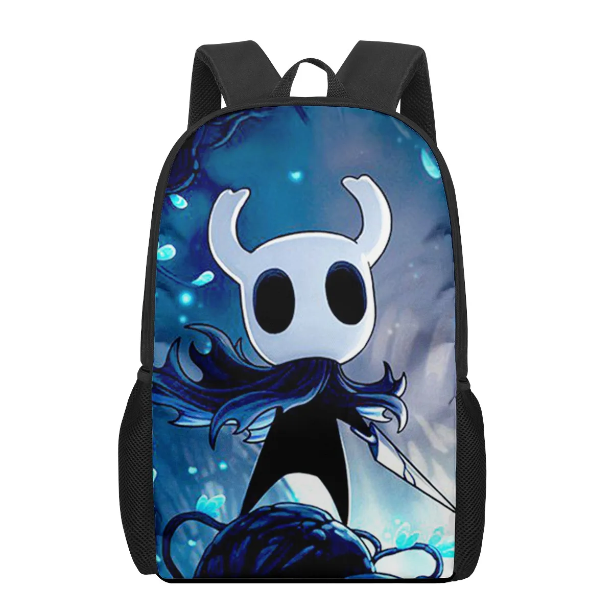 Hollow Knight 3D Pattern School Bag for Children Girls Boys Casual Book Bags Kids Backpack Boys Girls Large Capacity Backpack