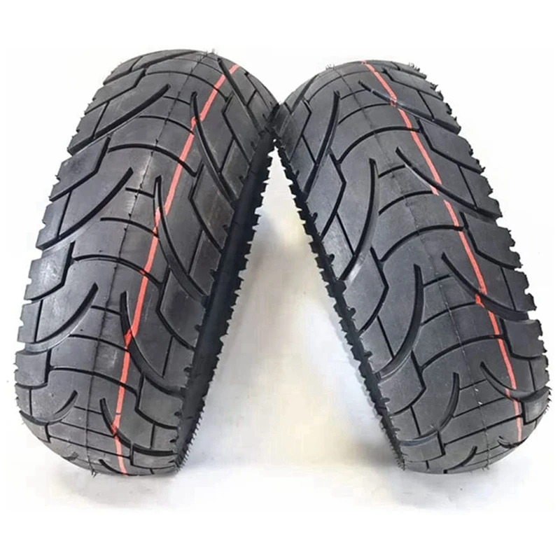 2Pcs 10 Inch Tubeless Electric Scooter Tire,80/65-6 Tire,10X3.0-6 E-Bike Explosion-Proof Rubber Tires,Road Tire