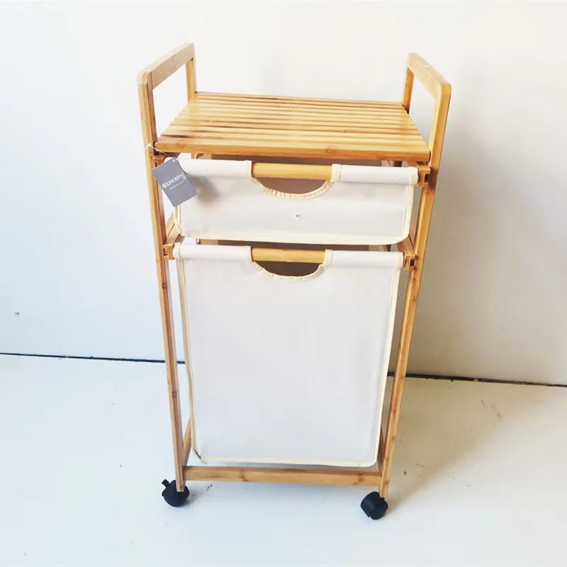 

Japanese Style Laundry Basket Multi-Functional Drawer Hamper with Wheels Bedroom Storage Bin Versatile Dirty Clothes Organizer
