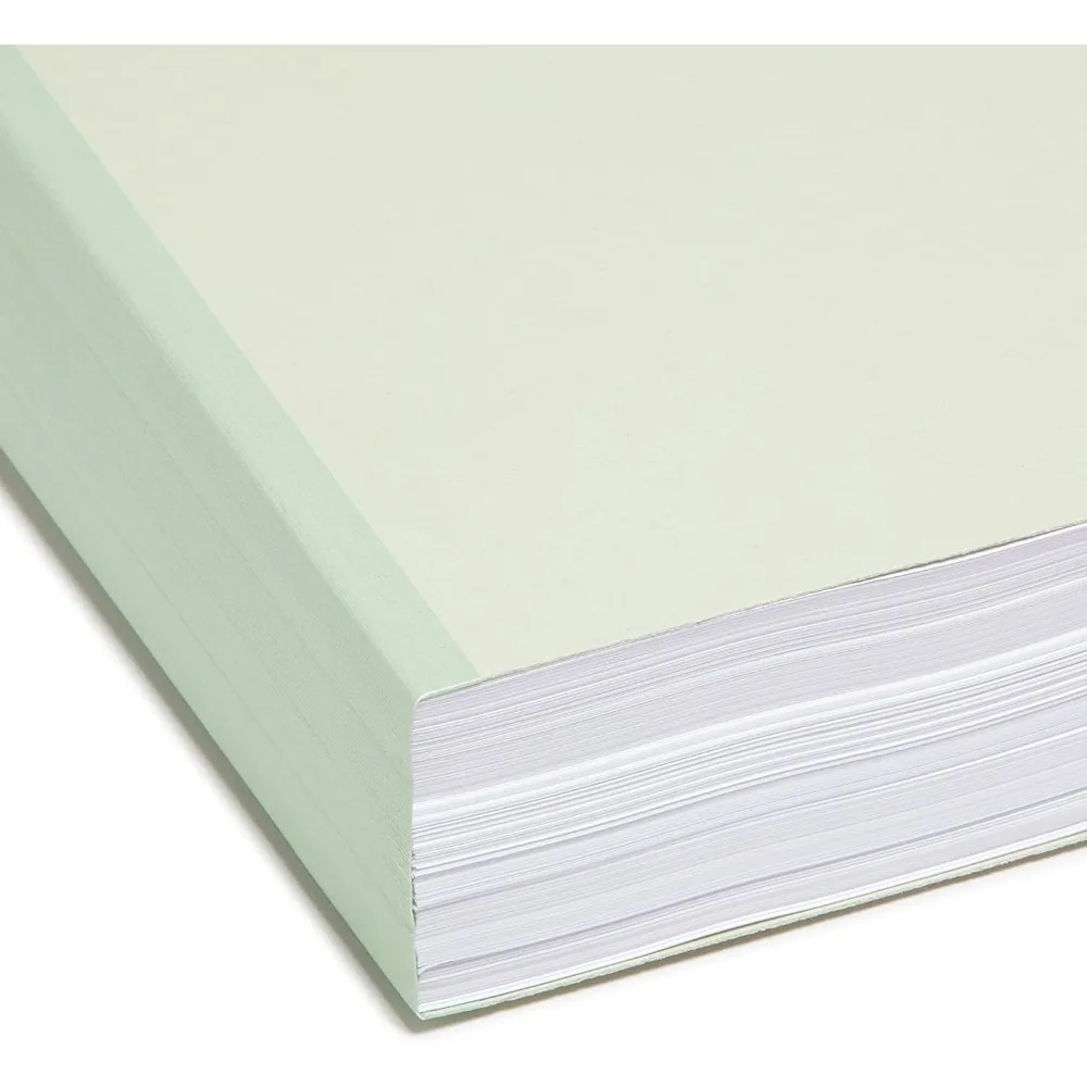 Map File Smead Pressboard, Tab 1/3-Cut, 2 Ekspansi, Ukuran Letter, Abu-abu/Hijau, 25 per Kotak (13234)