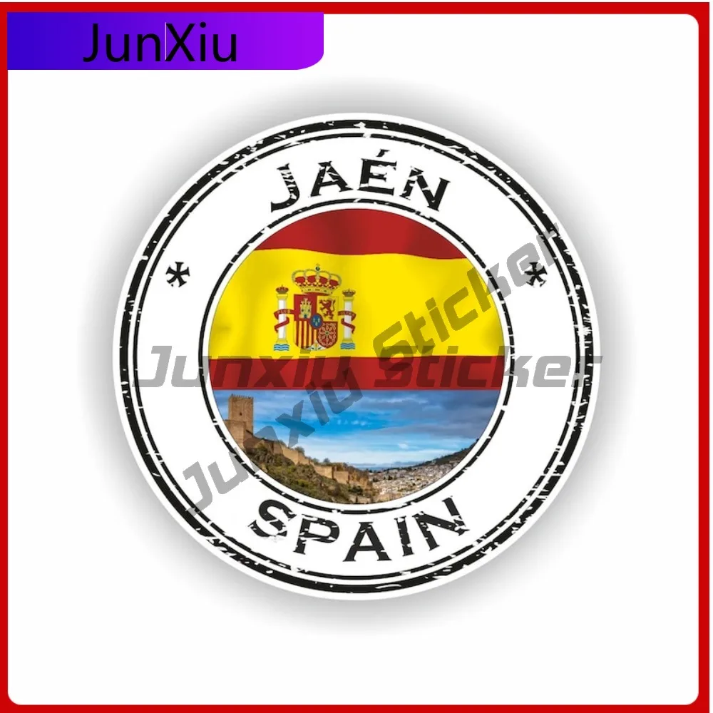 

Ja n Spain Seal Cute Boat Anti Scratch Decoration Pattern Round Sticker Waterproof Motorcycle Boat Car Boat Trendy Helmet