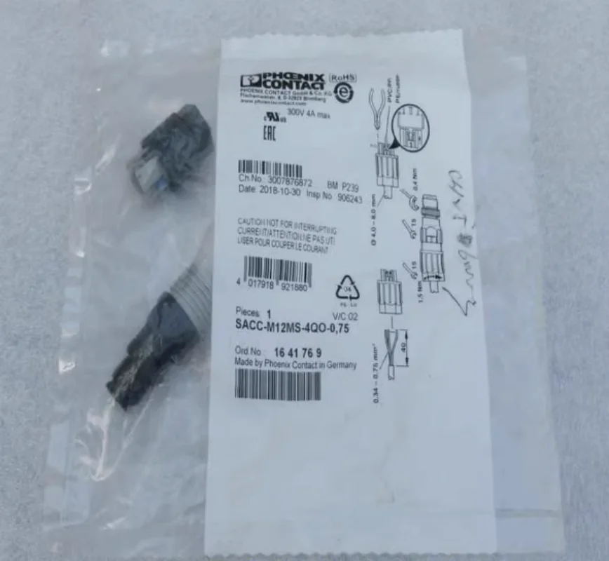 SACC-M12MS-4QO-0,75 1641769 10 pcs