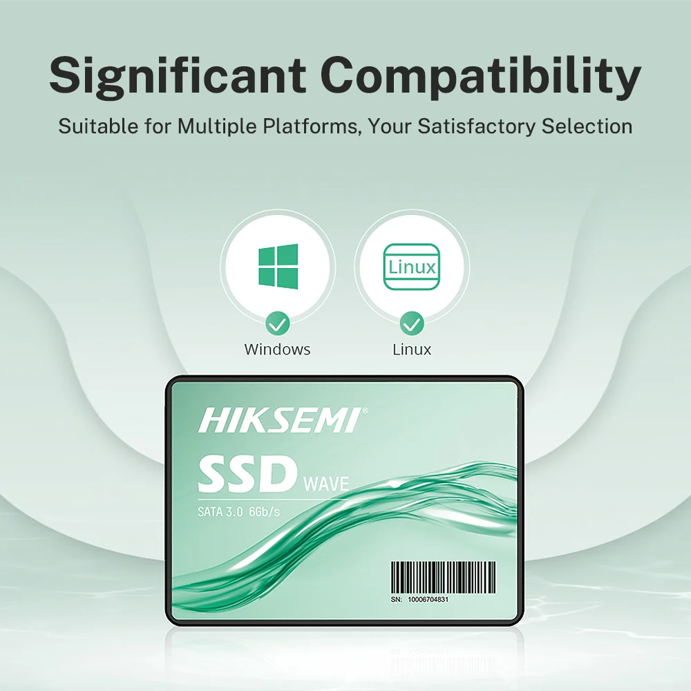 HIKSEMI WAVE(S) SATA SSD, 노트북 PC용 내장 솔리드 스테이트 드라이브, 128GB, 256GB, 512GB, 1T, 2T, 2.5 인치