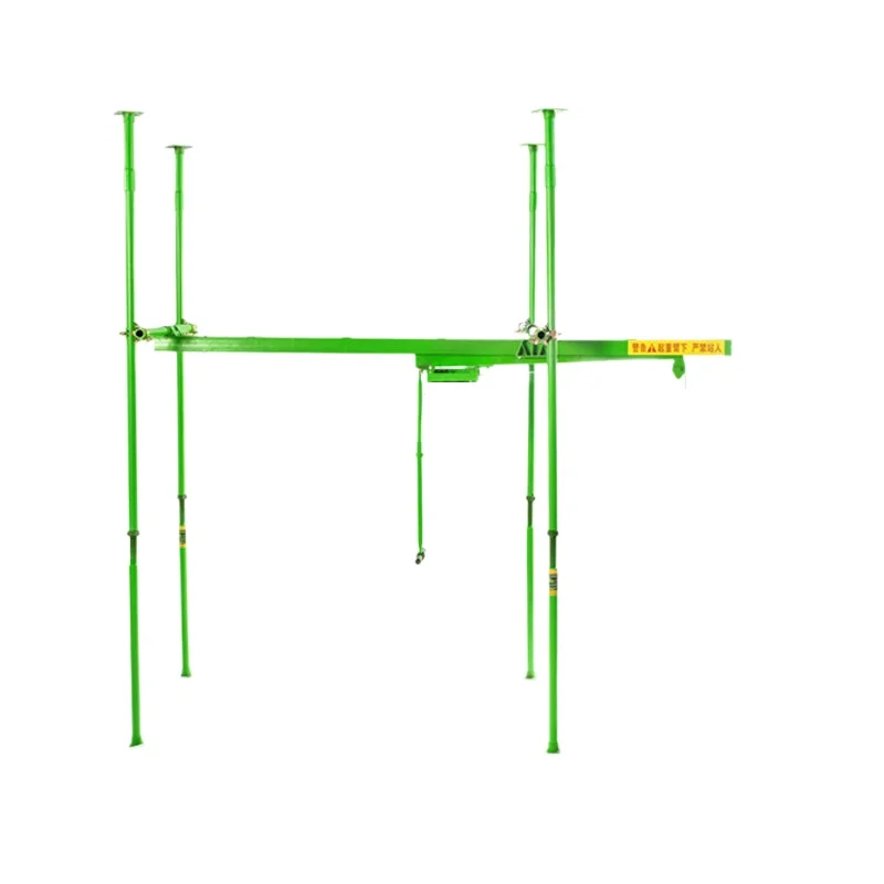 LMM household four-column straight sliding decoration feeder 220V building small crane electric lift